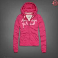 dames abercrombie fitch pullover zip rose Store Den Haag 7okl8592